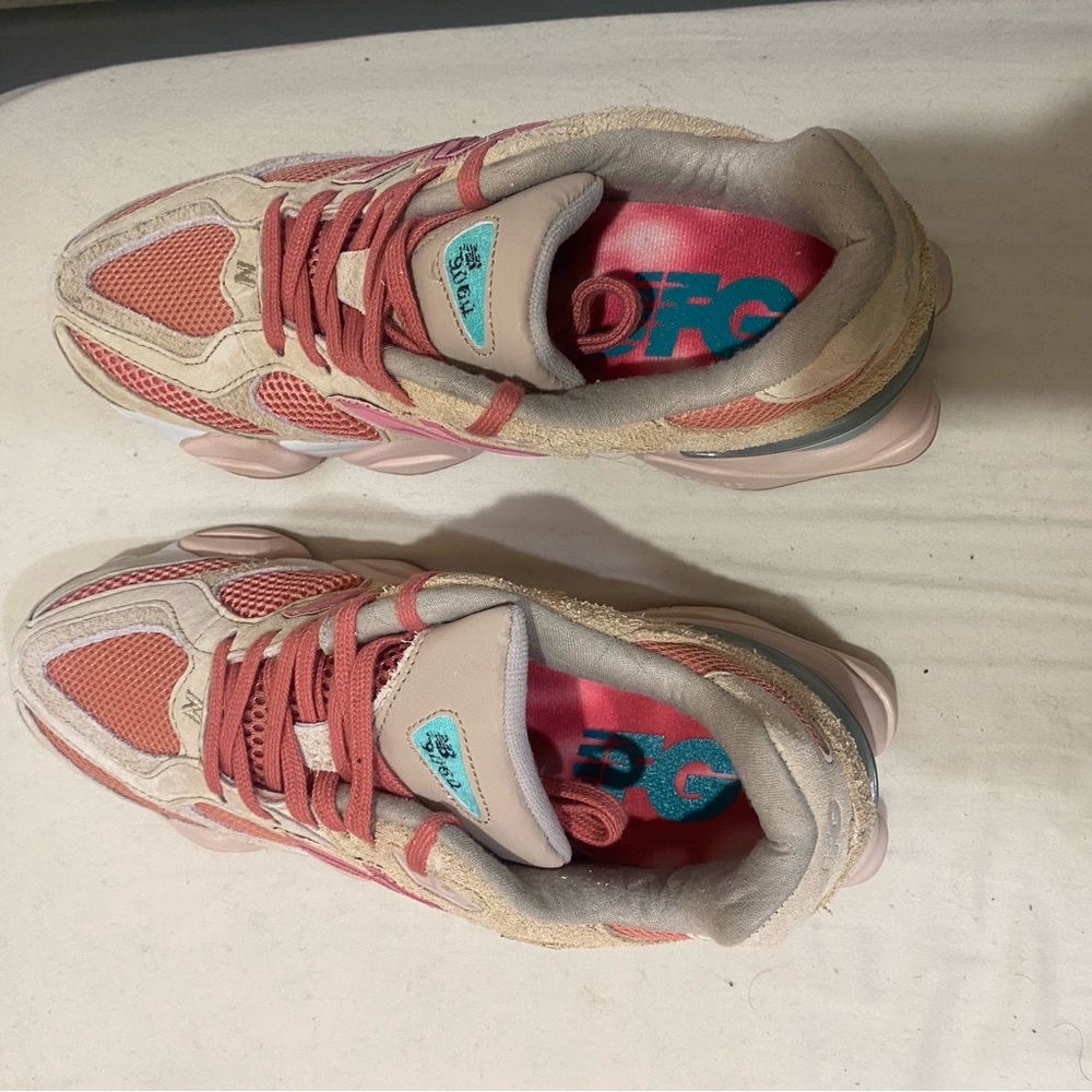 New Balance Pink and Cream Women's Sneakers